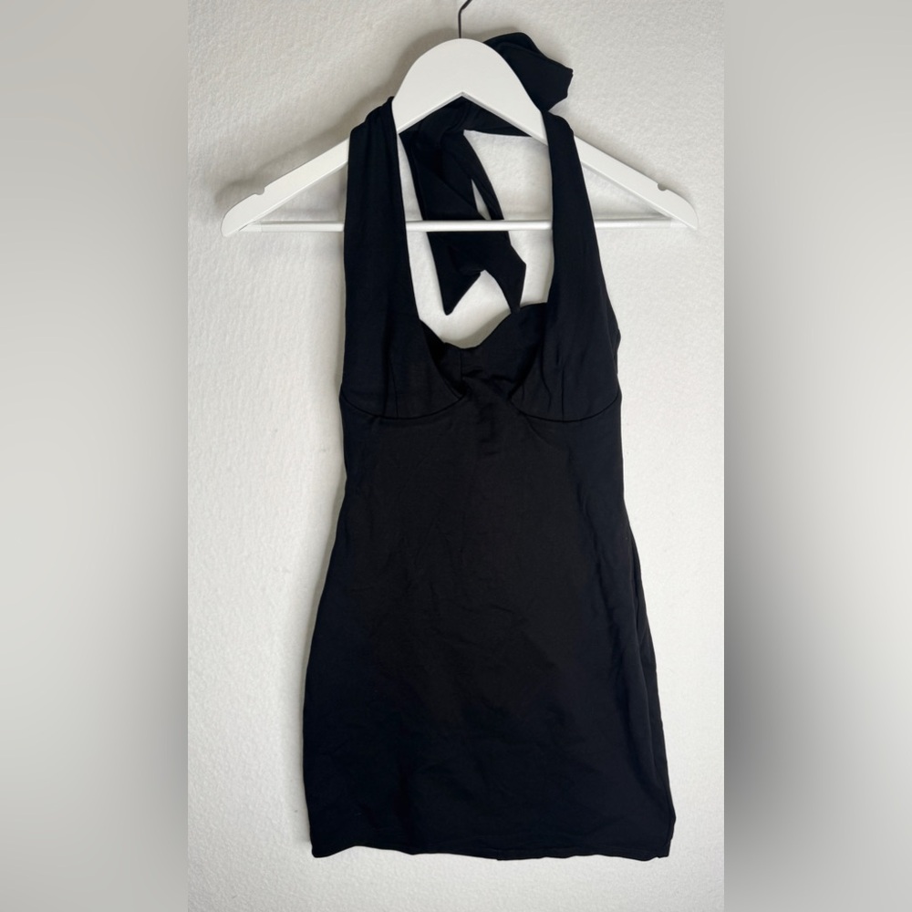 Lovers + Friends Black Mink Dress, Size Medium